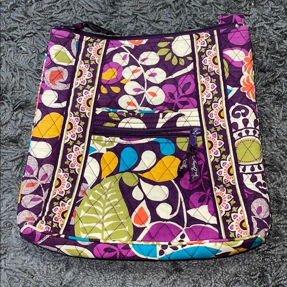 Vera Bradley Handbags - Vera Bradley Hipster in Plum Crazy
